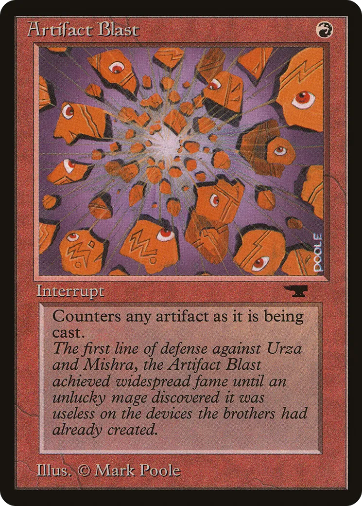 Artifact Blast — Antiquities — Magic: The Gathering