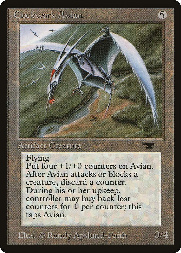 Clockwork Avian from Antiquities - Magic: The Gathering