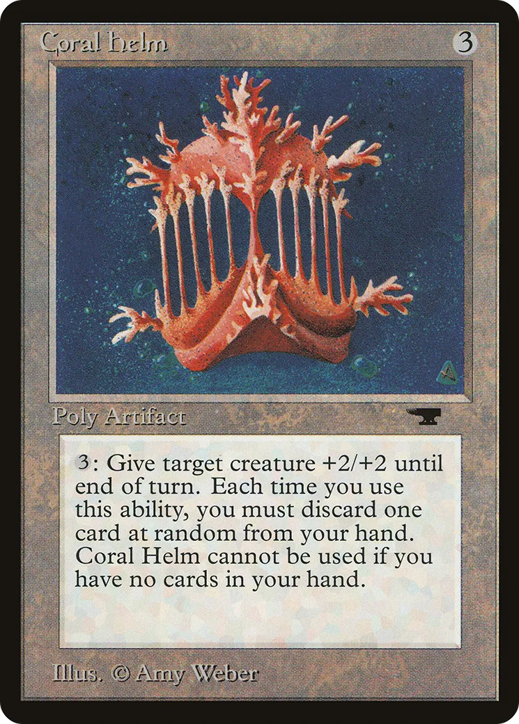 Coral Helm — Antiquities — Magic: The Gathering