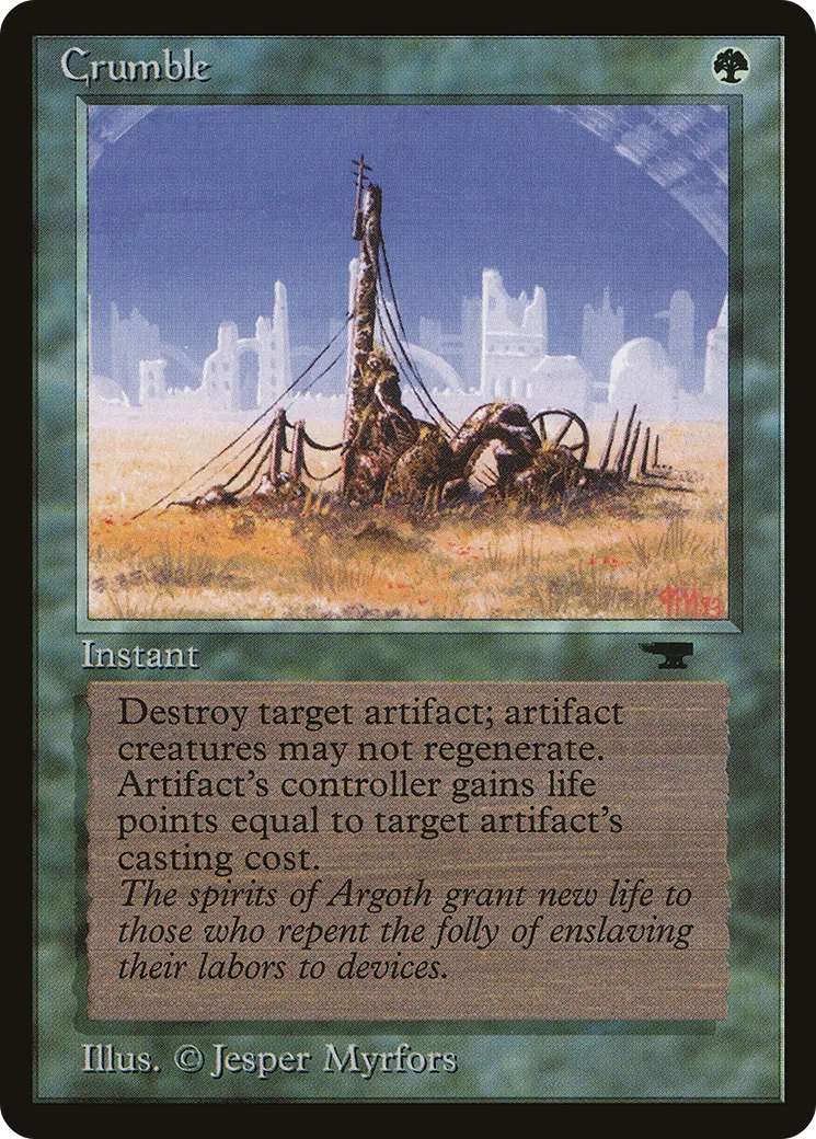 Crumble — Antiquities — Magic: The Gathering