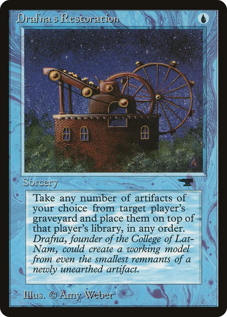 Drafna's Restoration — Antiquities — Magic: The Gathering