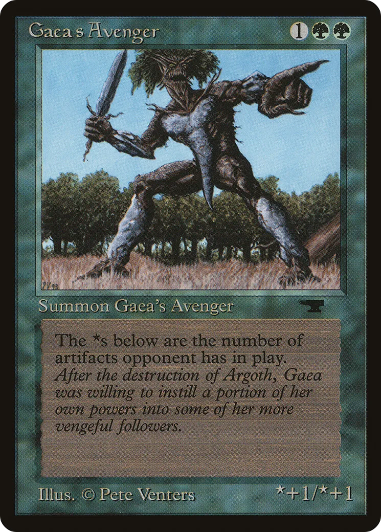 Gaea's Avenger — Antiquities — Magic: The Gathering