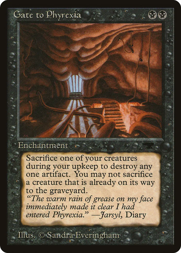 Gate to Phyrexia — Antiquities — Magic: The Gathering