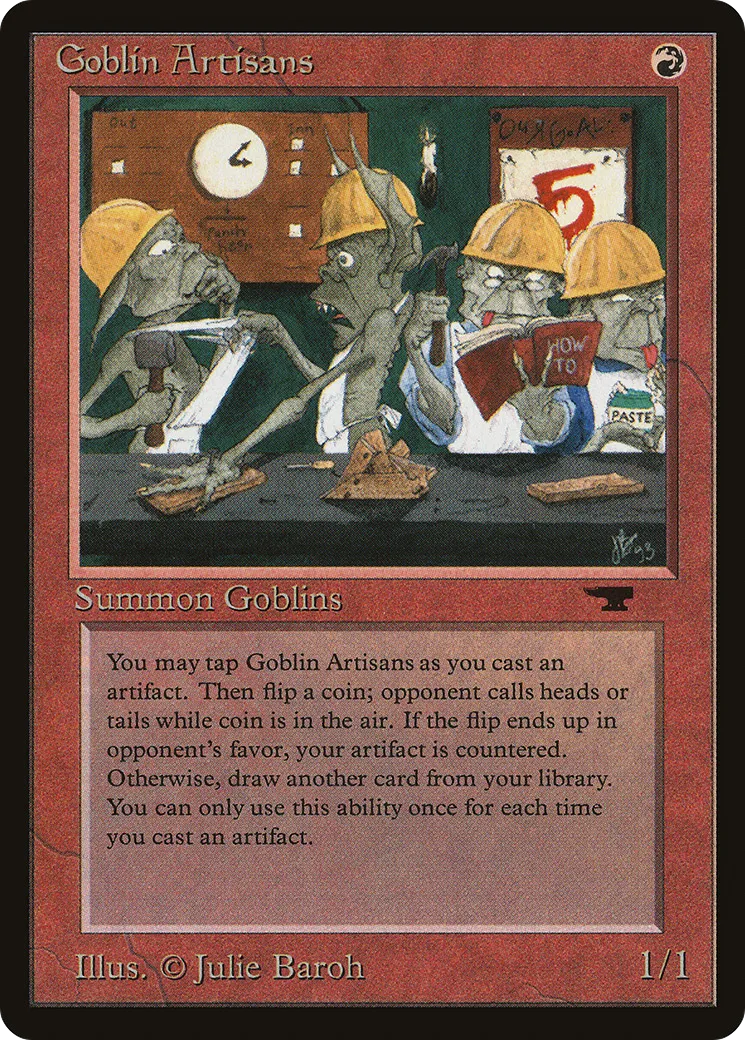 Goblin Artisans — Antiquities — Magic: The Gathering