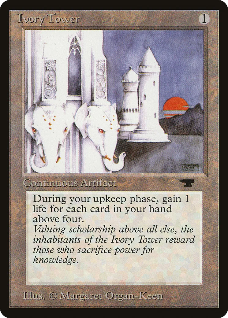 Ivory Tower from Antiquities - Magic: The Gathering