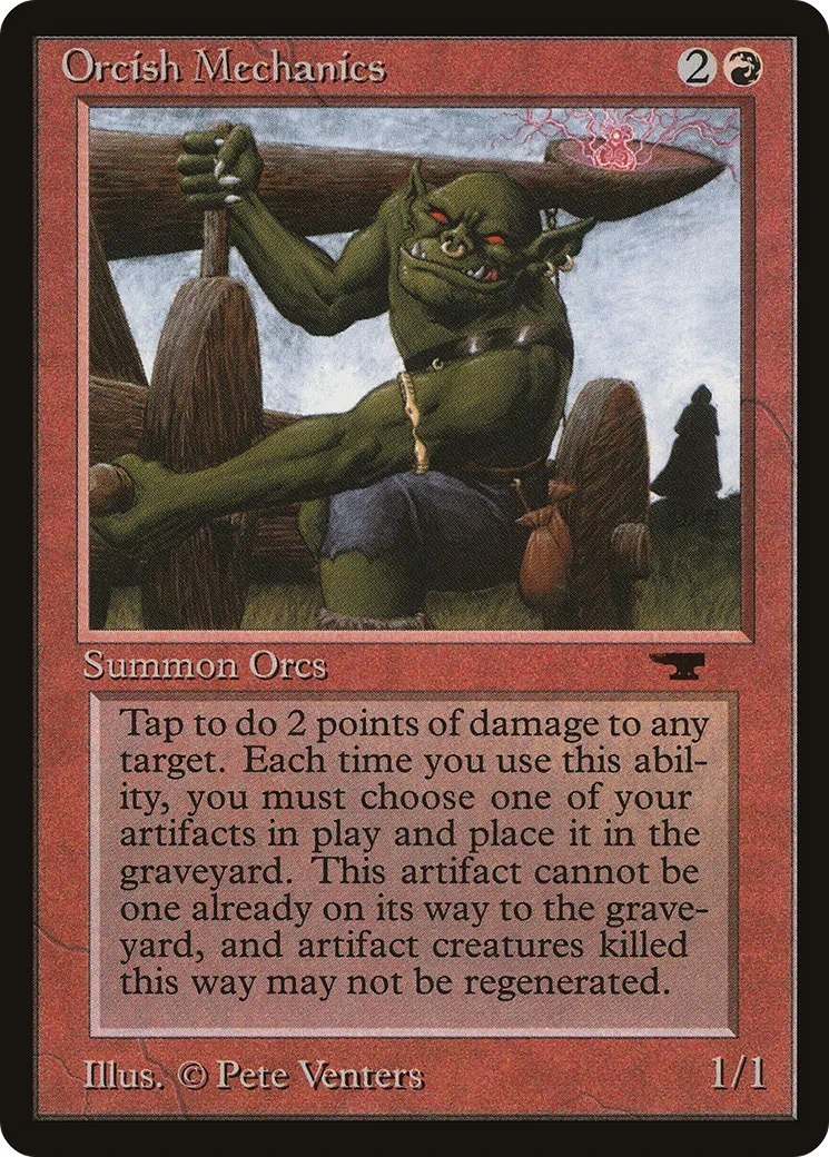 Orcish Mechanics — Antiquities — Magic: The Gathering