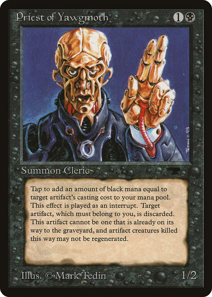 Priest of Yawgmoth — Antiquities — Magic: The Gathering