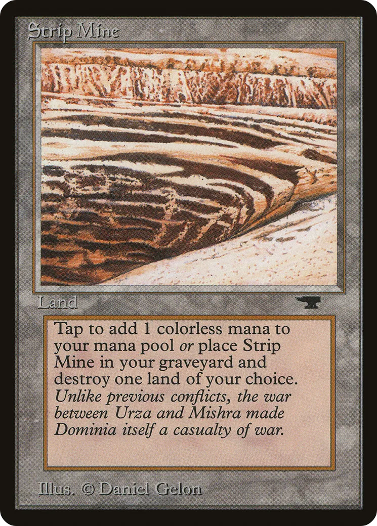 Strip Mine — Antiquities — Magic: The Gathering
