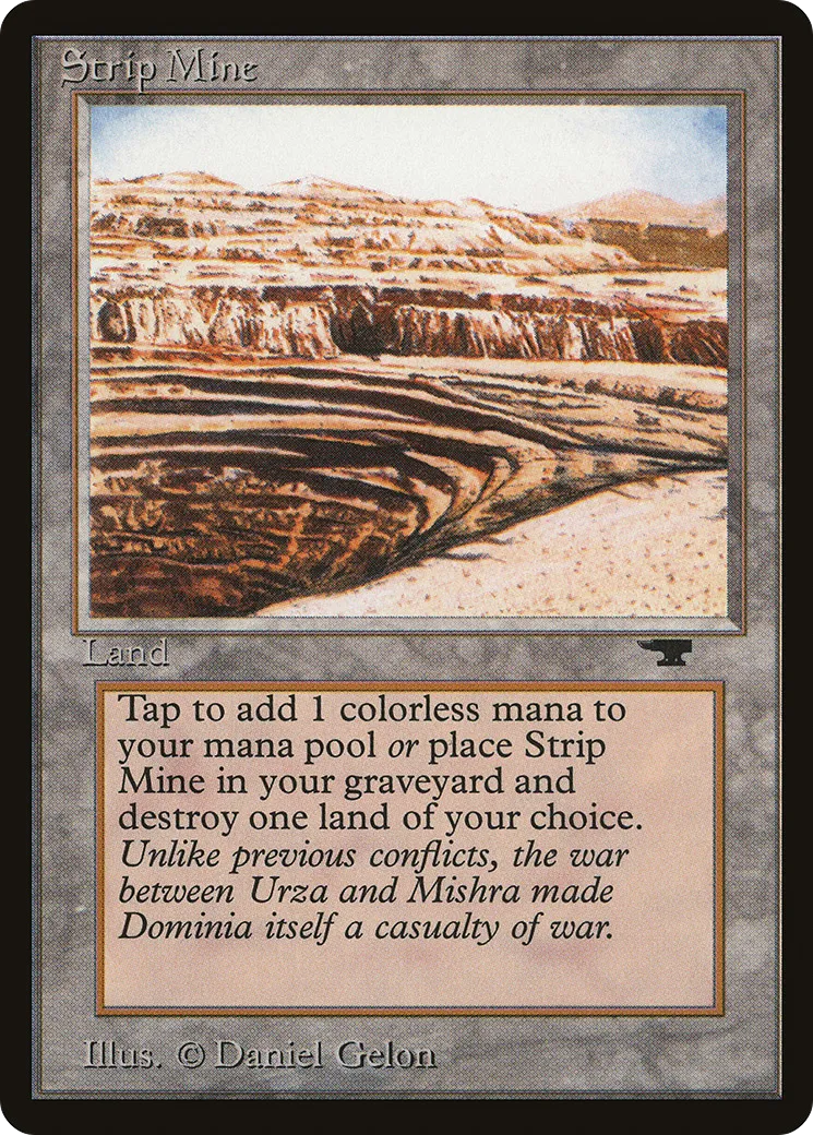 Strip Mine — Antiquities — Magic: The Gathering