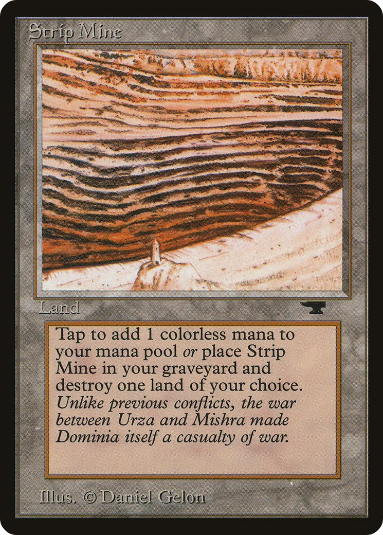 Strip Mine — Antiquities — Magic: The Gathering
