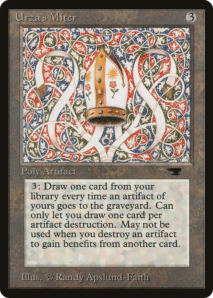 Urza's Miter — Antiquities — Magic: The Gathering