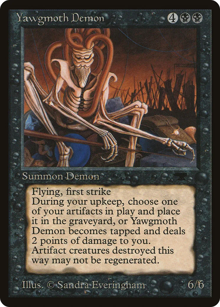 Yawgmoth Demon — Antiquities — Magic: The Gathering