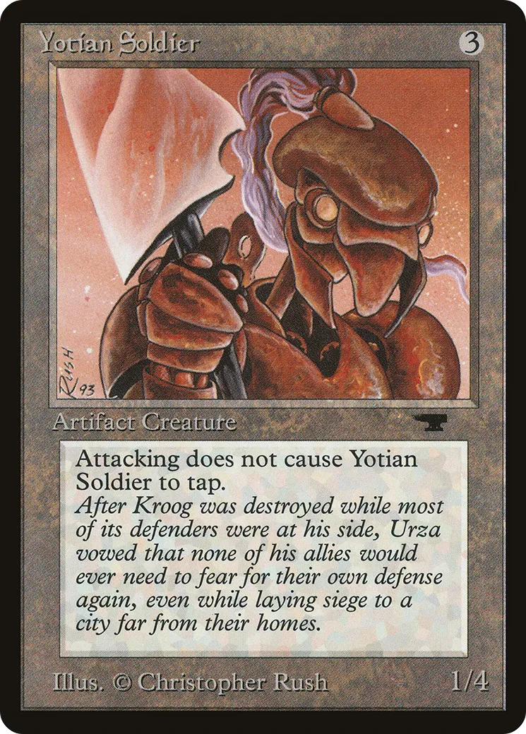 Soldat yotien — Antiquities — Magic: The Gathering