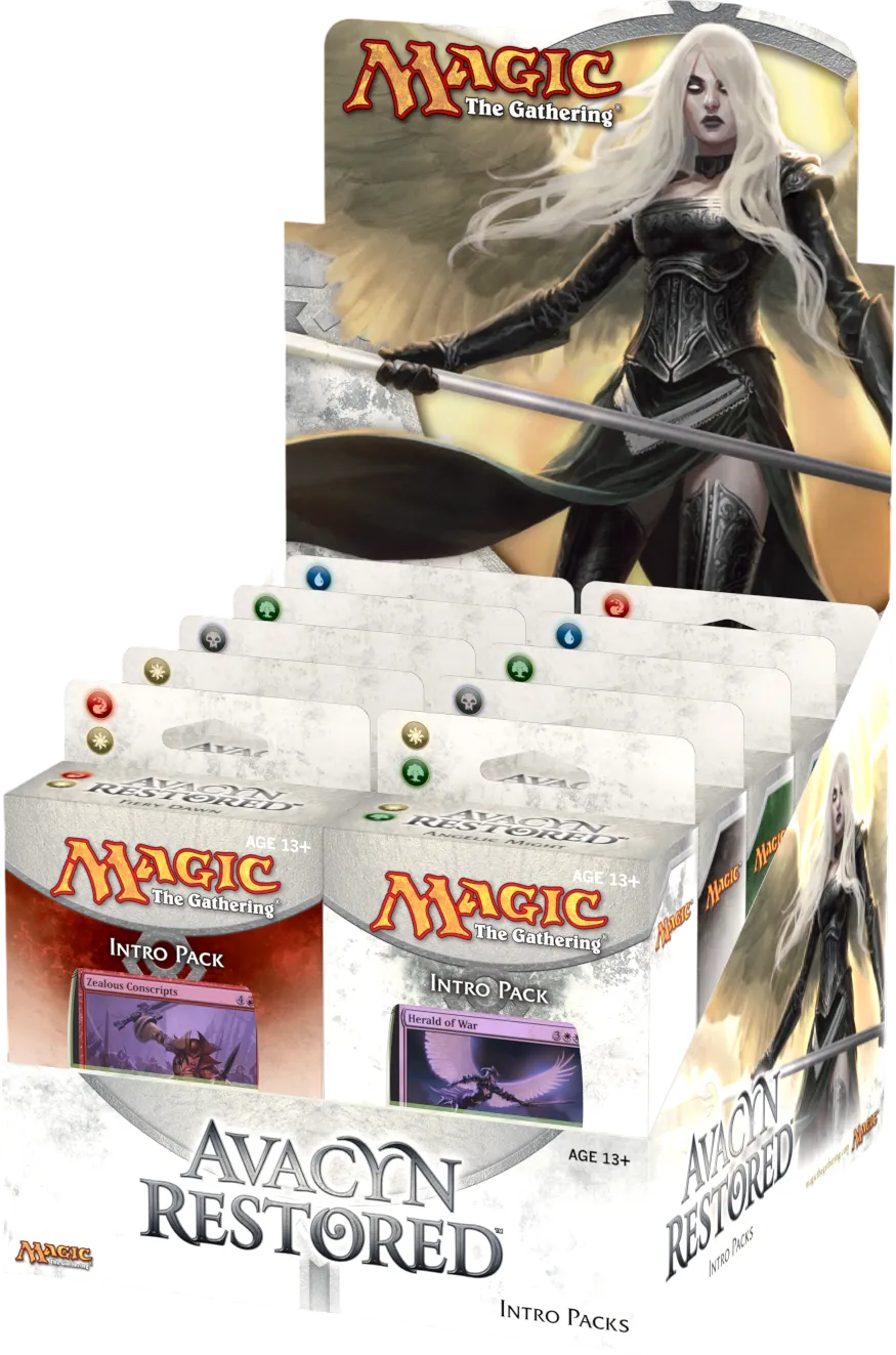 Avacyn Restored Intro Pack Display — Avacyn Restored — Magic: The Gathering