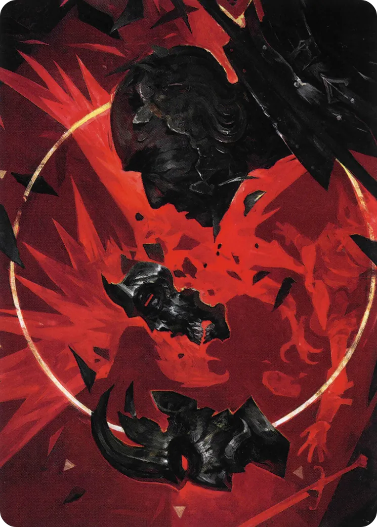 Abrade — Crimson Vow Art Series — Magic: The Gathering