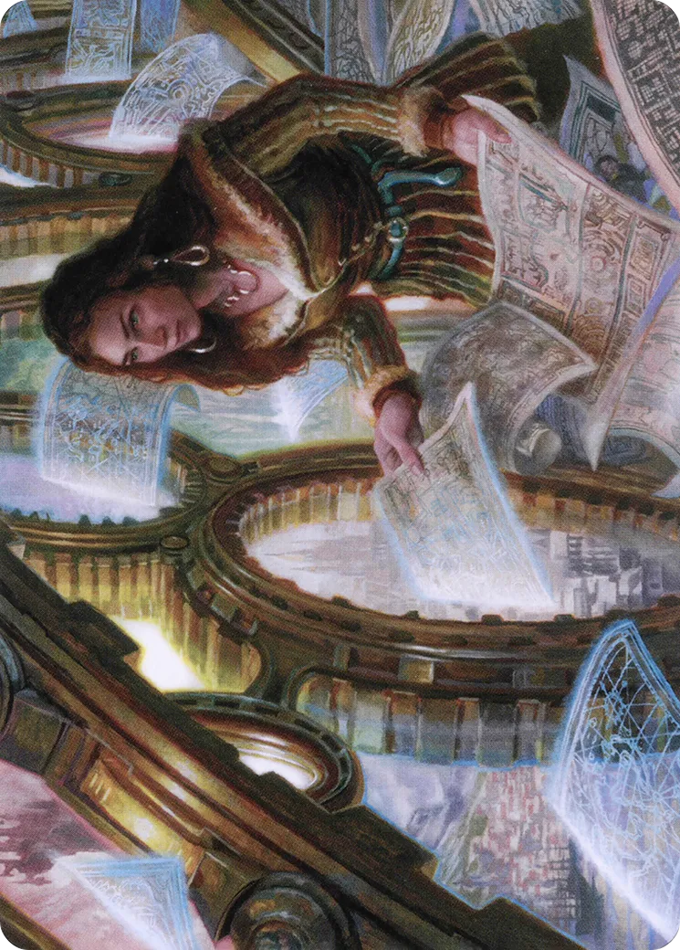 Cartographer's Survey — Crimson Vow Art Series — Magic: The Gathering
