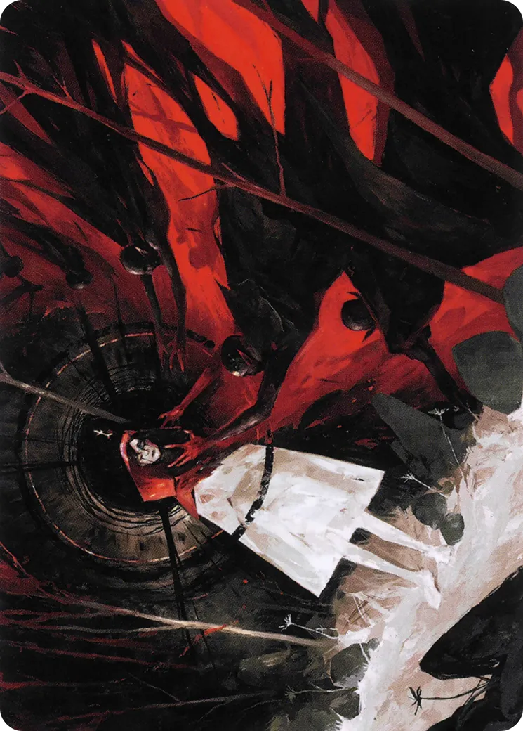 Curse of Hospitality — Crimson Vow Art Series — Magic: The Gathering