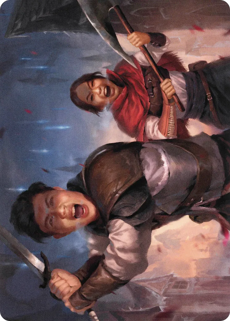 Daybreak Combatants — Crimson Vow Art Series — Magic: The Gathering