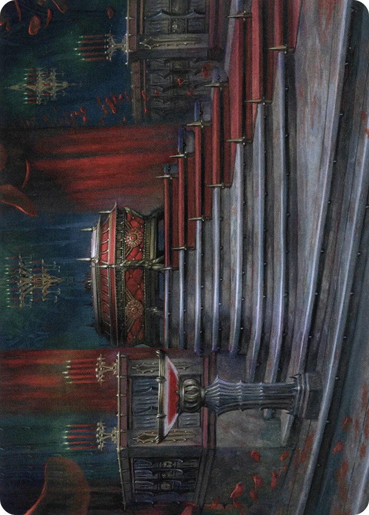 Edgar Markov's Coffin — Crimson Vow Art Series — Magic: The Gathering