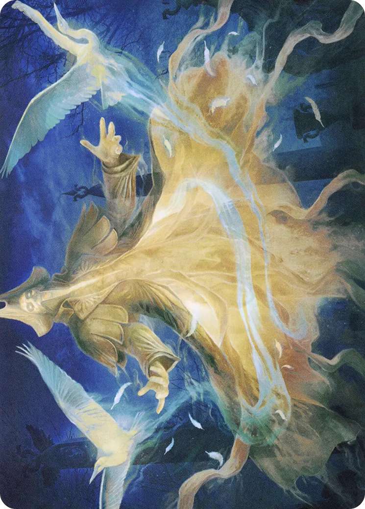 Heron-Blessed Geist — Crimson Vow Art Series — Magic: The Gathering