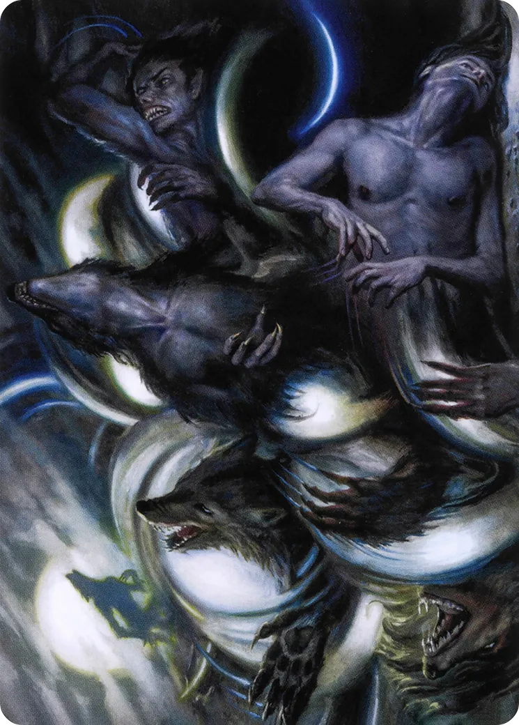 Lunar Rejection — Crimson Vow Art Series — Magic: The Gathering