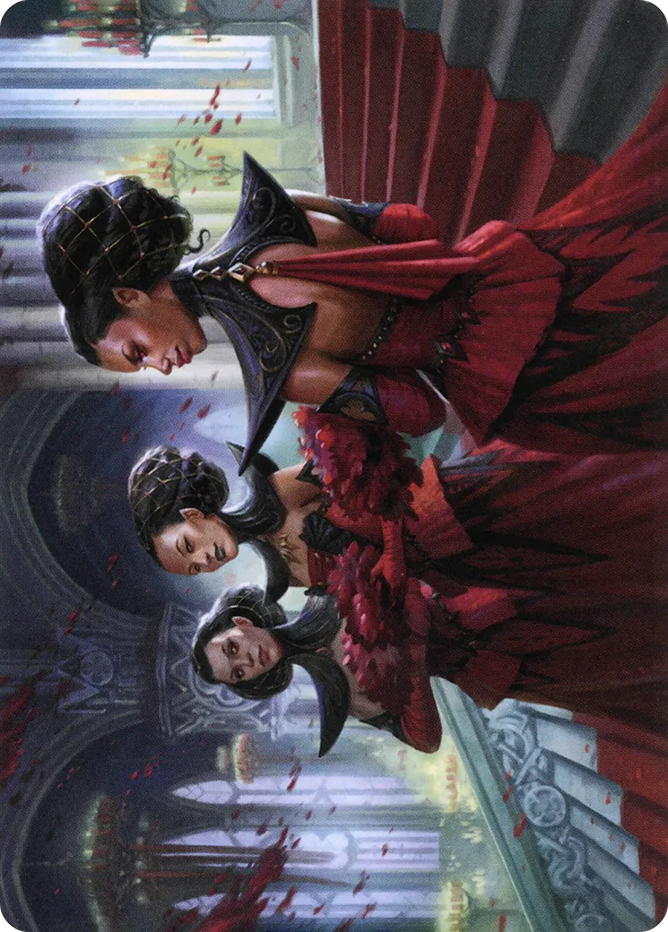 Olivia's Attendants — Crimson Vow Art Series — Magic: The Gathering