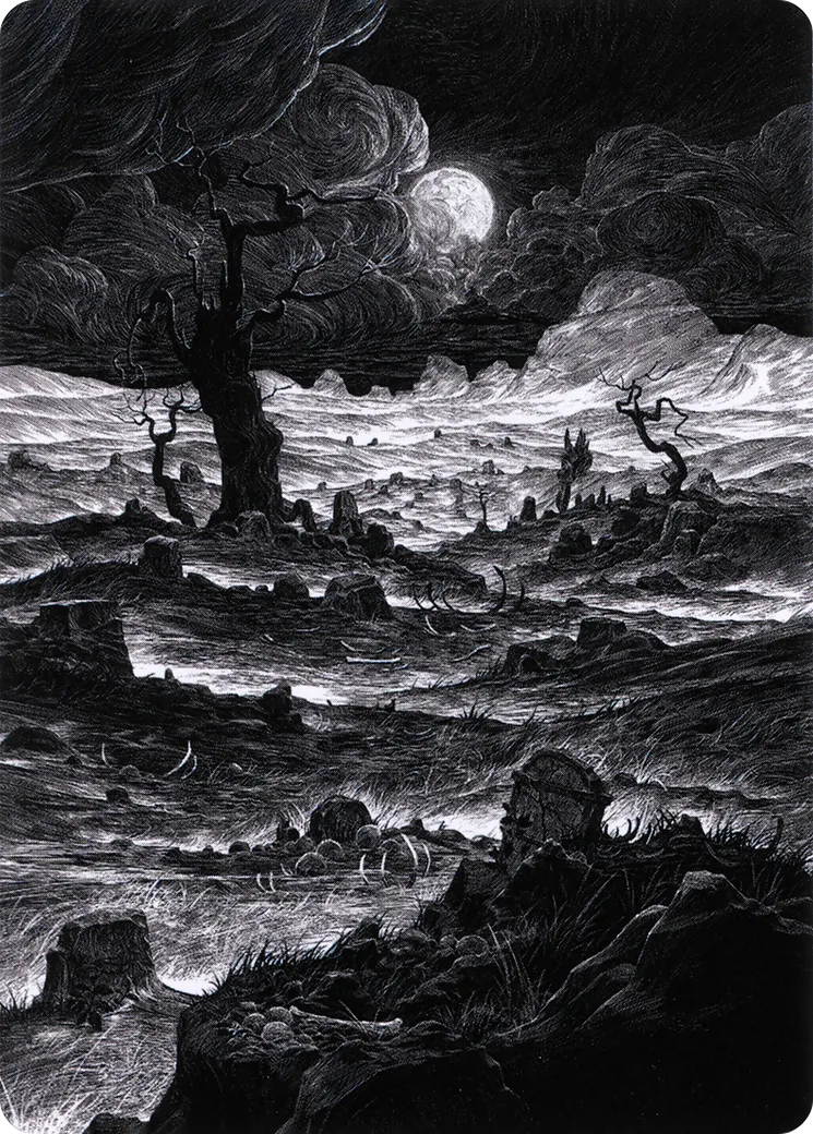 Plains — Crimson Vow Art Series — Magic: The Gathering