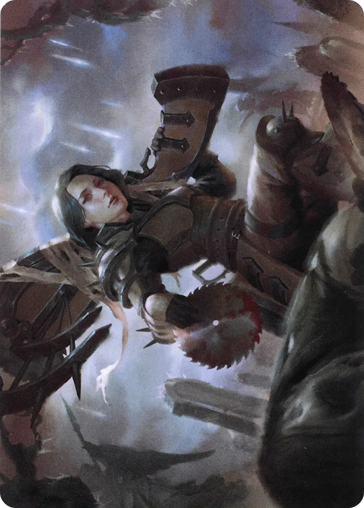 Sawblade Slinger — Crimson Vow Art Series — Magic: The Gathering