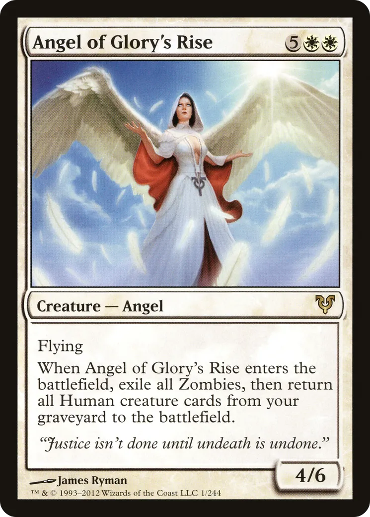 Angel of Glory's Rise from Avacyn Restored - Magic: The Gathering