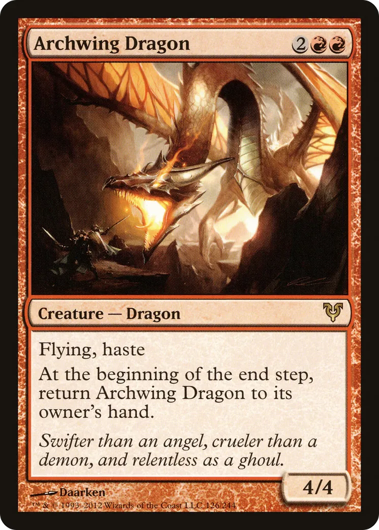 Archwing Dragon — Avacyn Restored — Magic: The Gathering