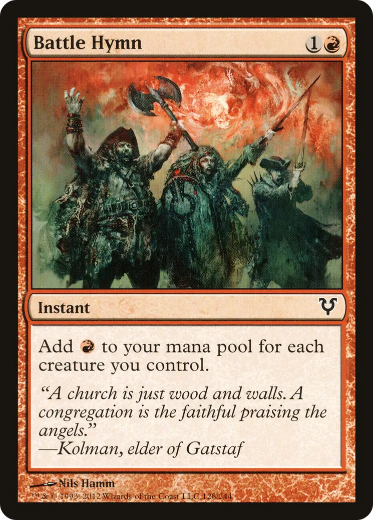 Battle Hymn — Avacyn Restored — Magic: The Gathering