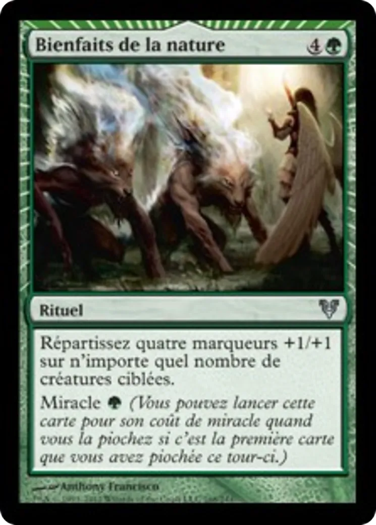 Bienfaits de la nature — Avacyn Restored — Magic: The Gathering