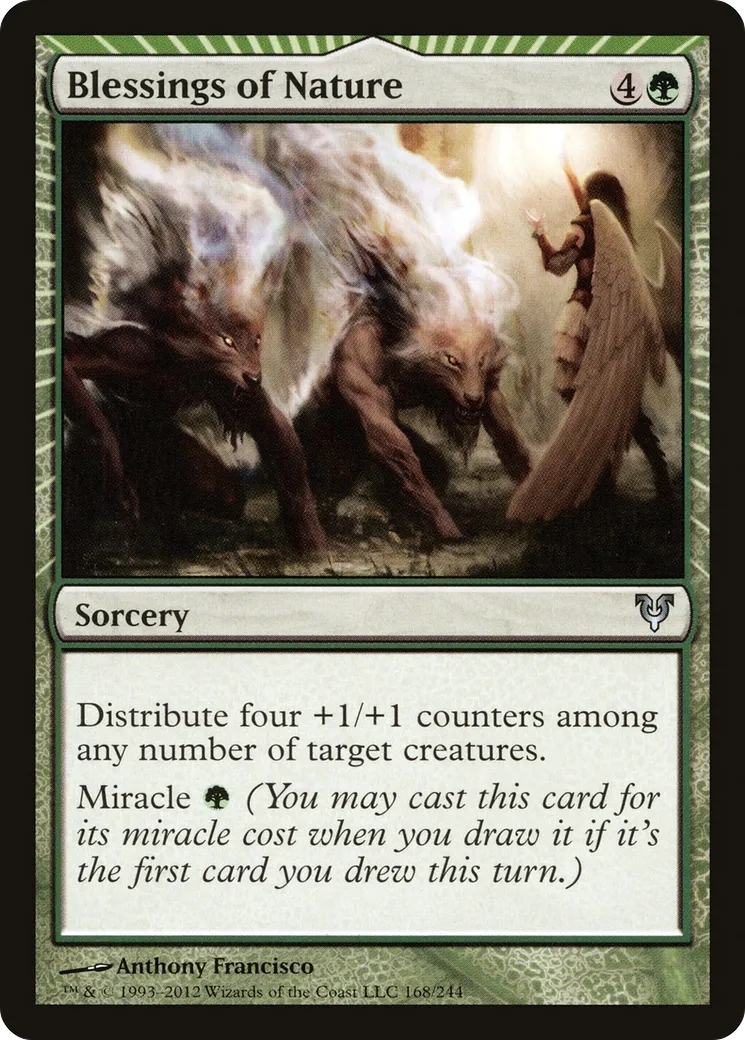 Bienfaits de la nature — Avacyn Restored — Magic: The Gathering