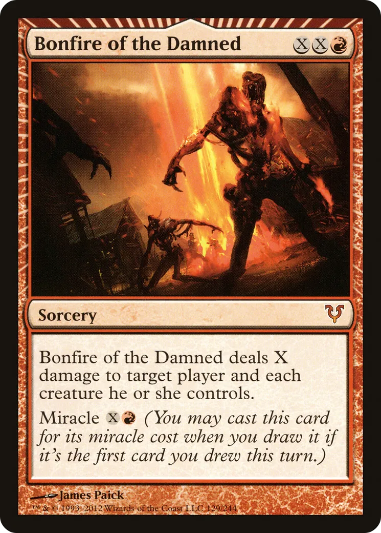 Bonfire of the Damned — Avacyn Restored — Magic: The Gathering