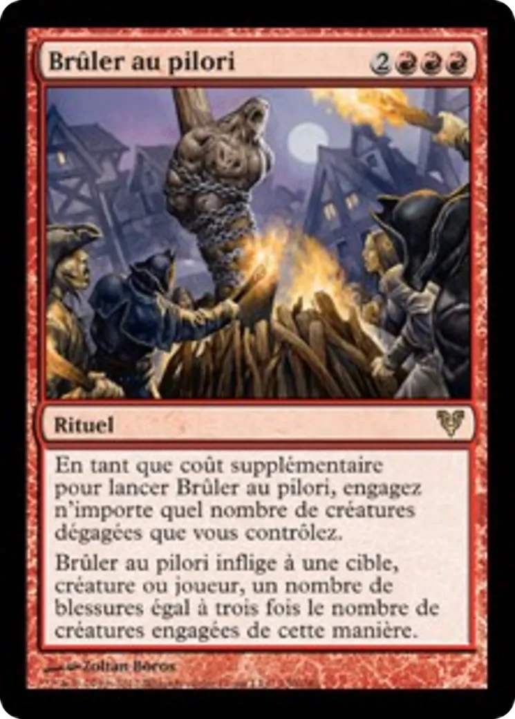 Brûler au pilori — Avacyn Restored — Magic: The Gathering