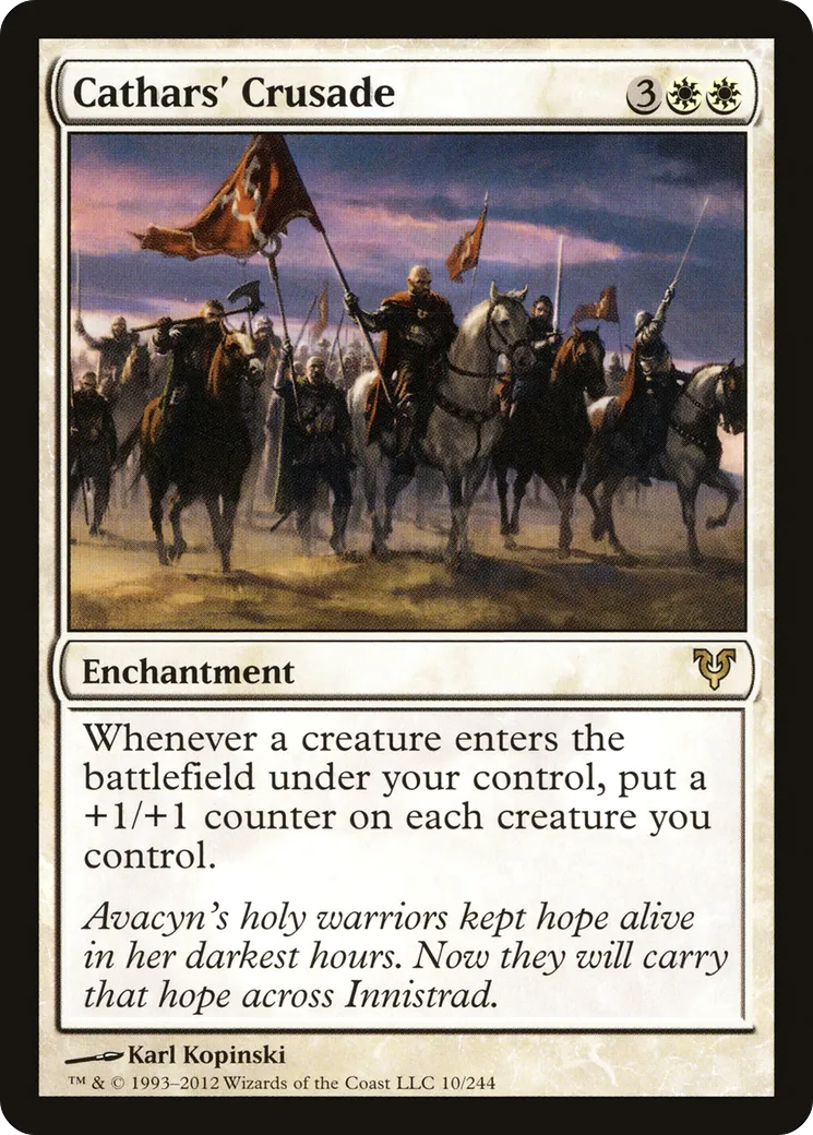 Cathars' Crusade — Avacyn Restored — Magic: The Gathering