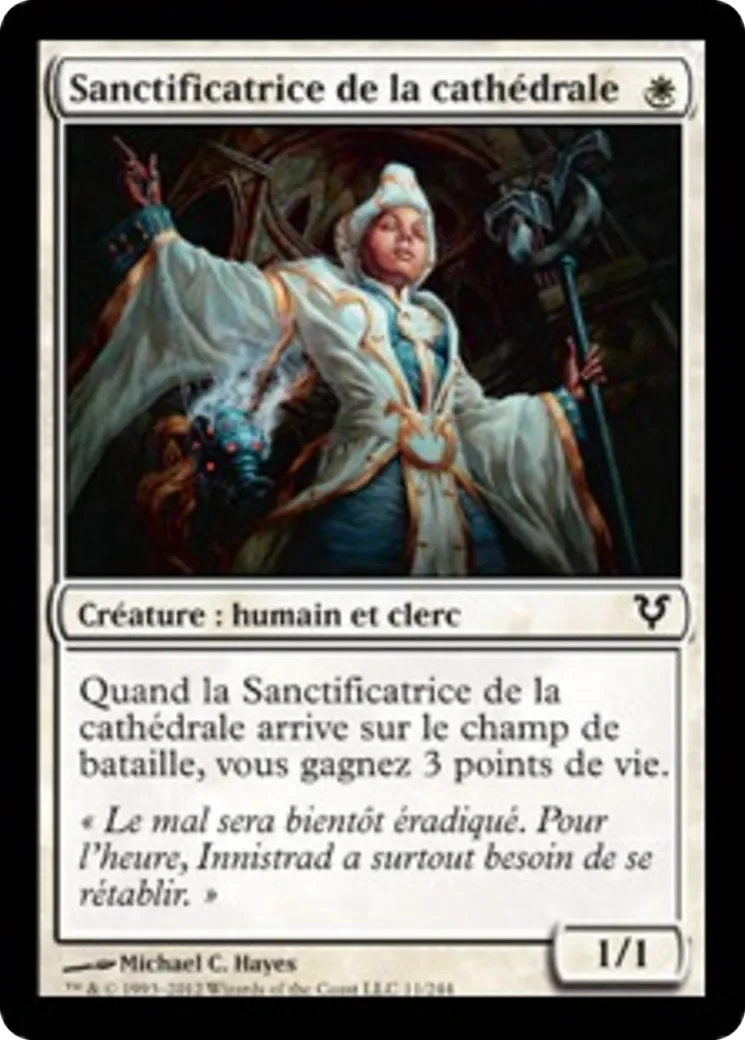 Sanctificatrice de la cathédrale from Avacyn Restored - Magic: The Gathering