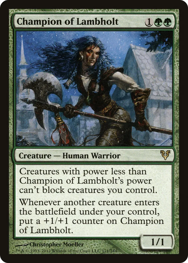 Champion of Lambholt — Avacyn Restored — Magic: The Gathering