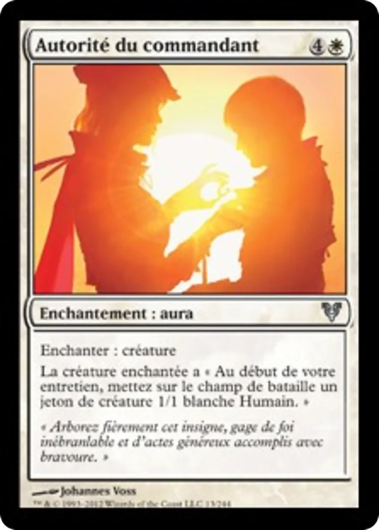 Autorité du commandant — Avacyn Restored — Magic: The Gathering
