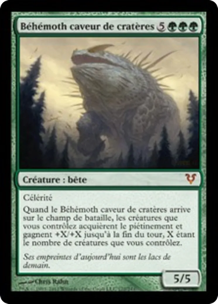 Béhémoth caveur de cratères — Avacyn Restored — Magic: The Gathering