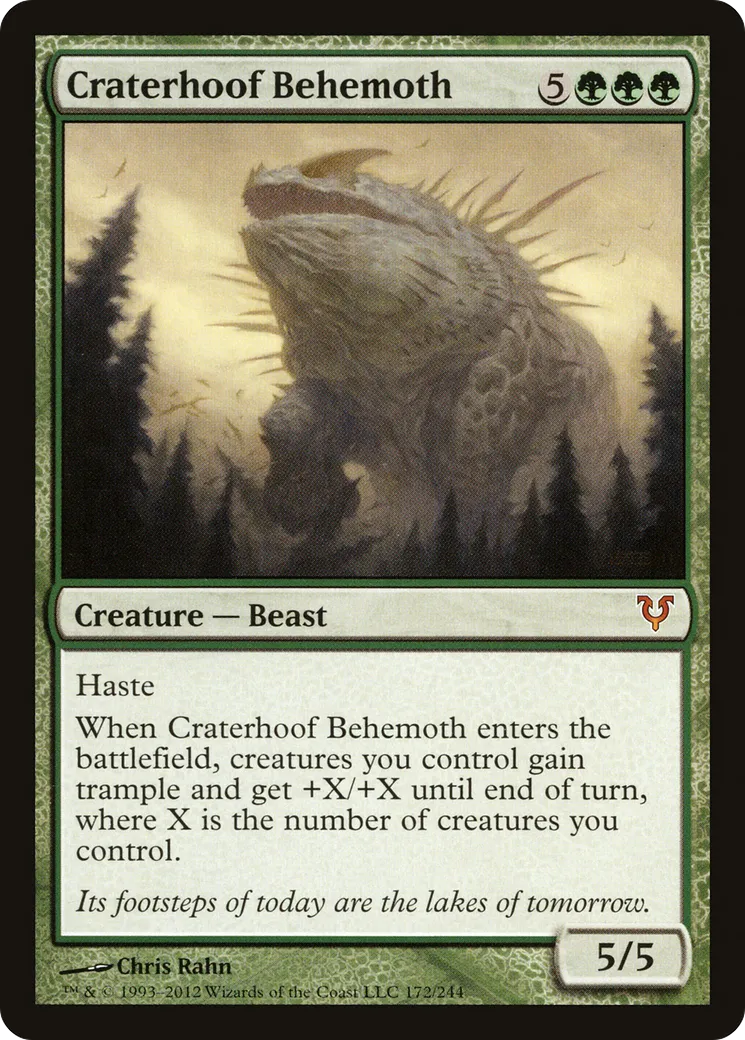 Béhémoth caveur de cratères — Avacyn Restored — Magic: The Gathering