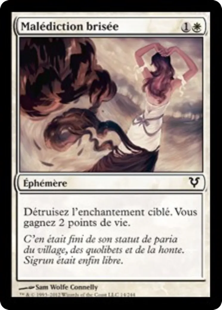 Malédiction brisée — Avacyn Restored — Magic: The Gathering