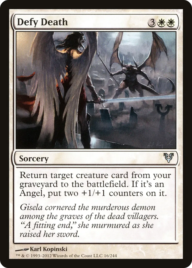 Defy Death — Avacyn Restored — Magic: The Gathering