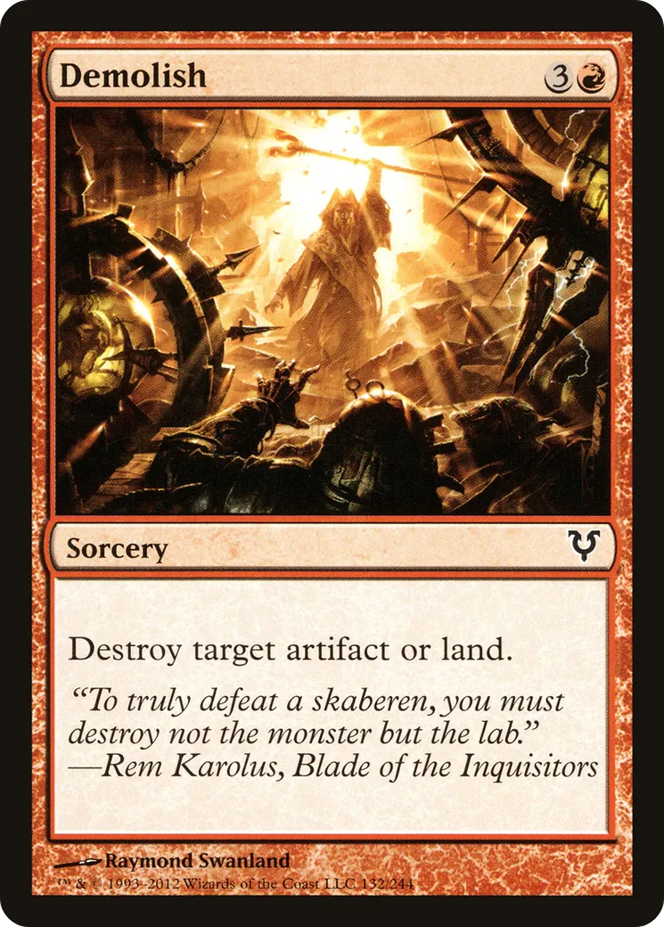 Démolition — Avacyn Restored — Magic: The Gathering