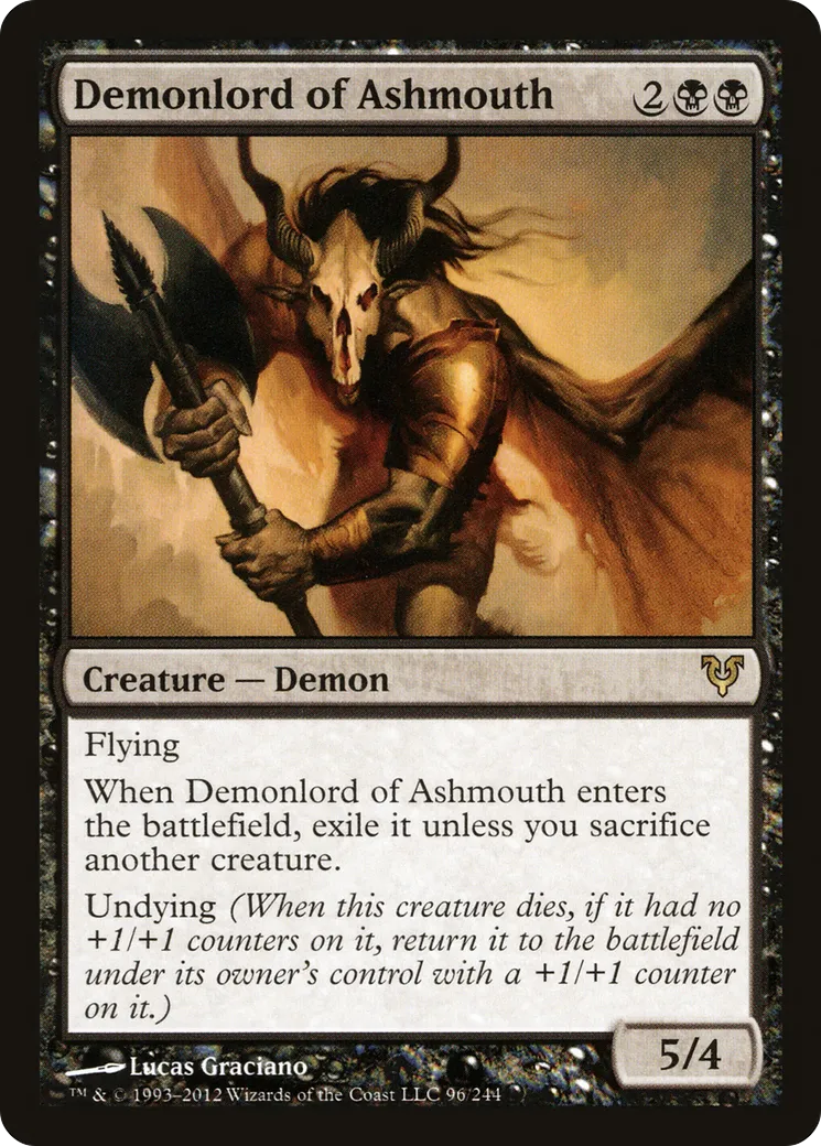 Demonlord of Ashmouth — Avacyn Restored — Magic: The Gathering