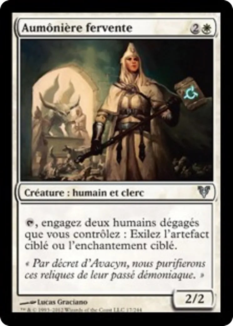 Aumônière fervente — Avacyn Restored — Magic: The Gathering