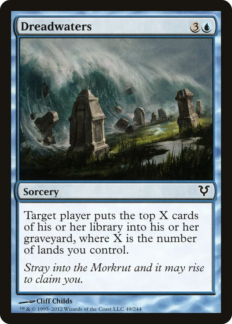 Dreadwaters from Avacyn Restored - Magic: The Gathering