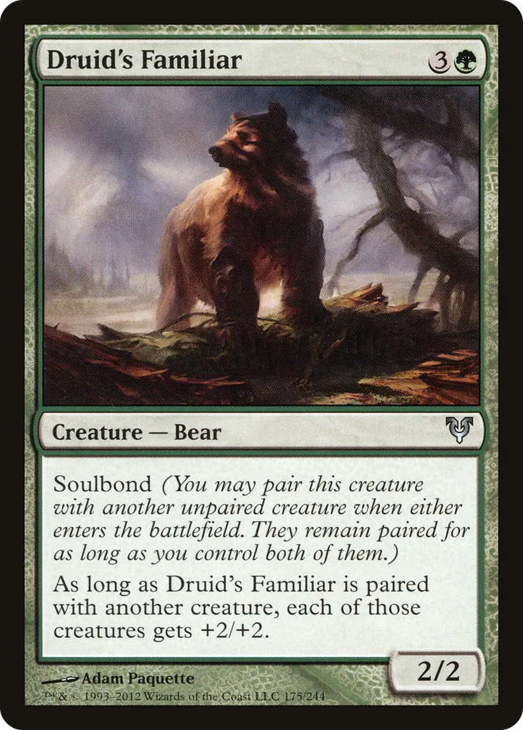Druid's Familiar — Avacyn Restored — Magic: The Gathering