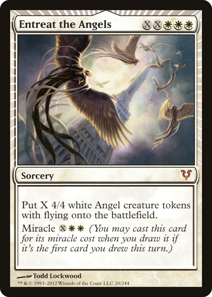 Entreat the Angels — Avacyn Restored — Magic: The Gathering
