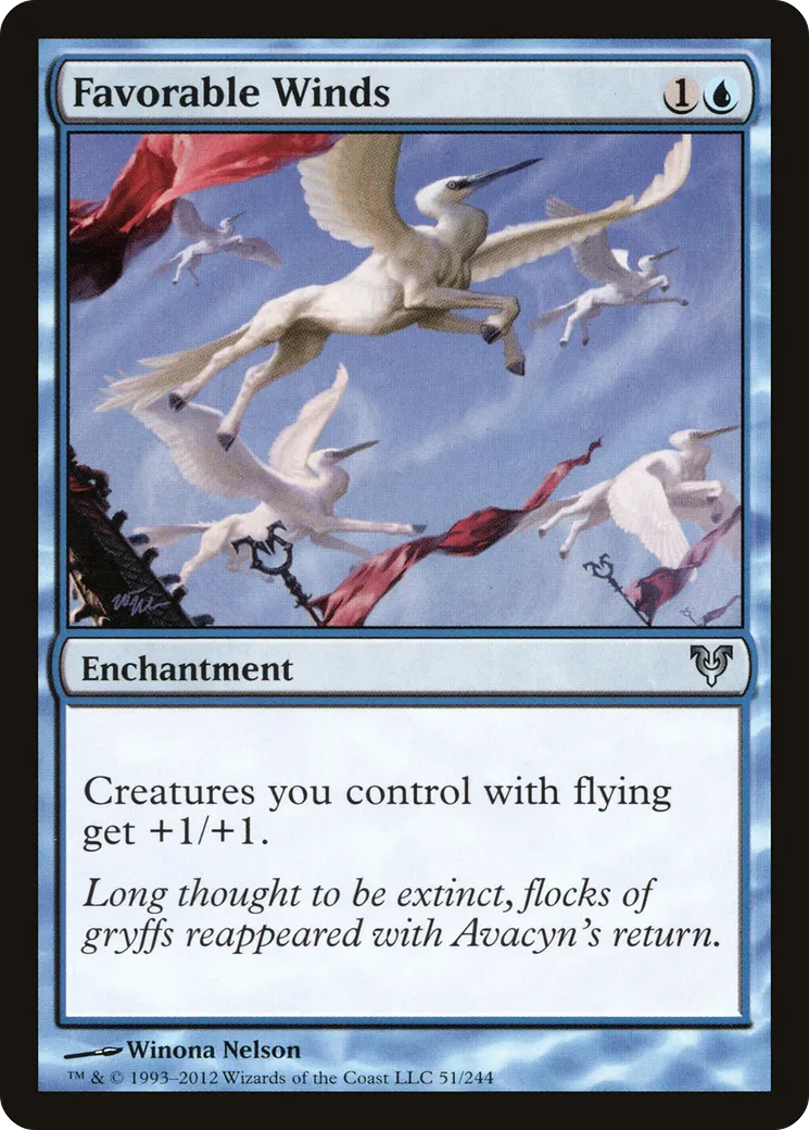 Favorable Winds from Avacyn Restored - Magic: The Gathering